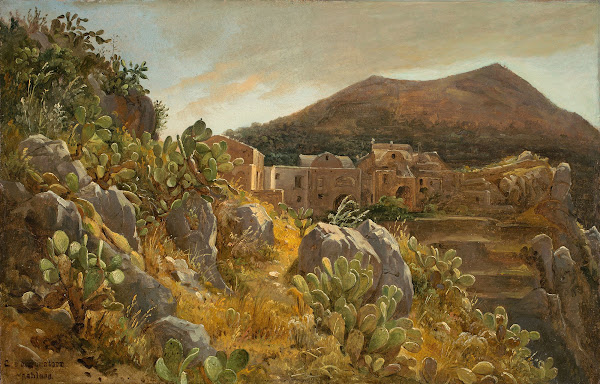 Opuntienhügel auf Capri 1835