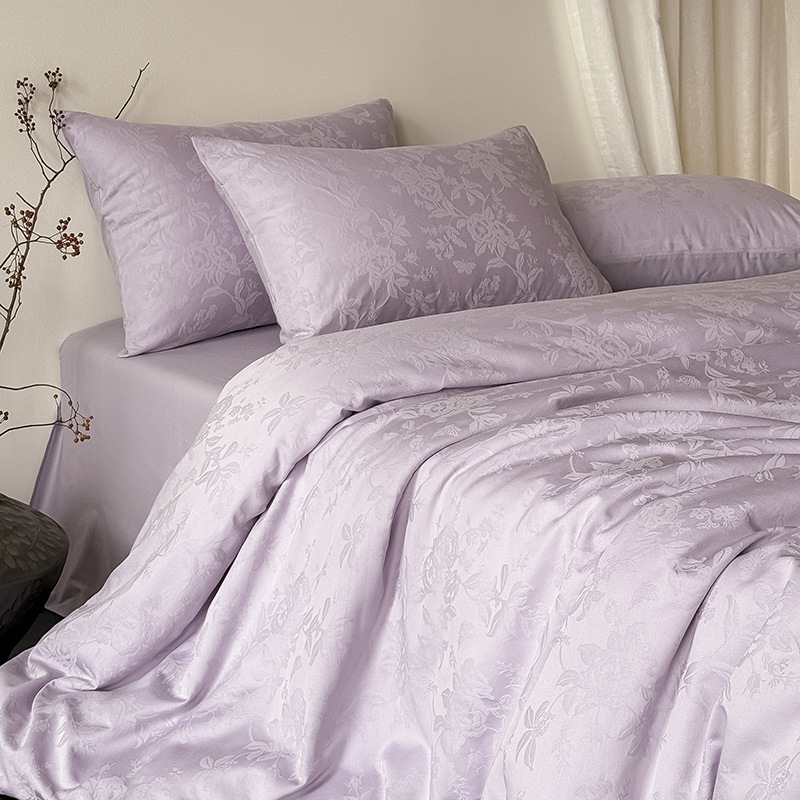Cotton Bedding Set, 4-piece, Floral Pattern
