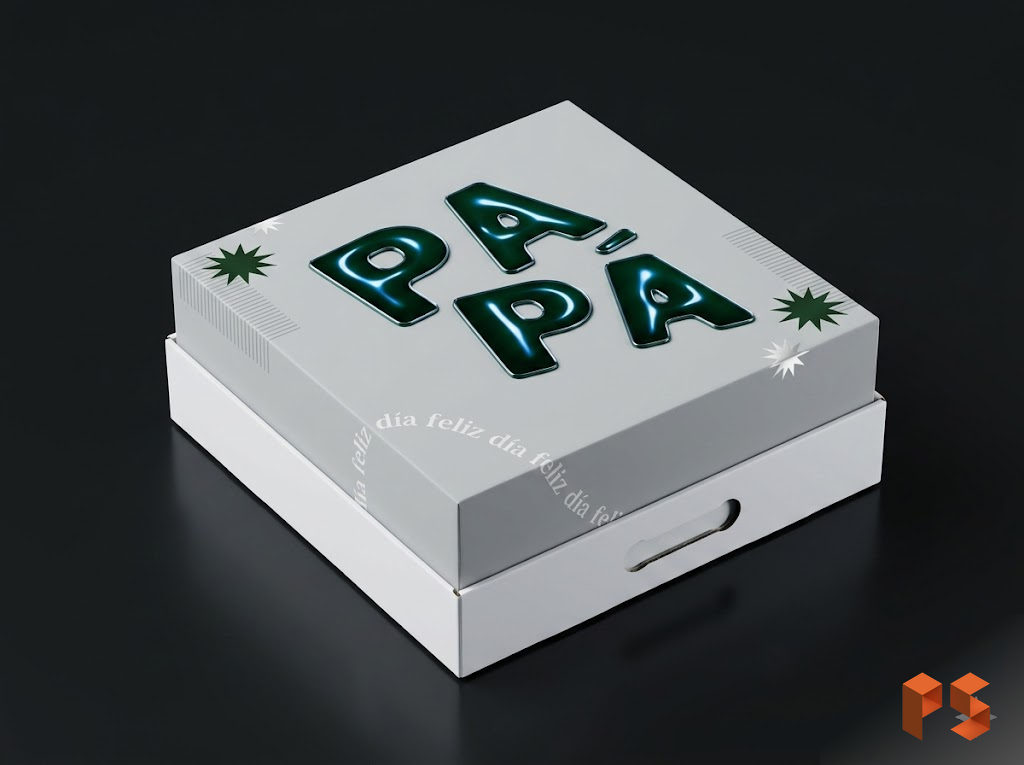 BOX IMPRESO PADRE 3D 30,5x30,5x12,5