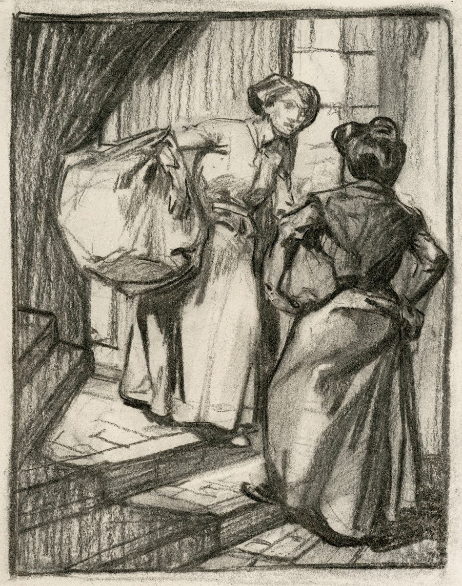 Two women having a conversation