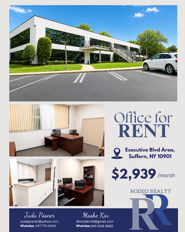 Commercial poster, Executive Boulevard area, Suffern