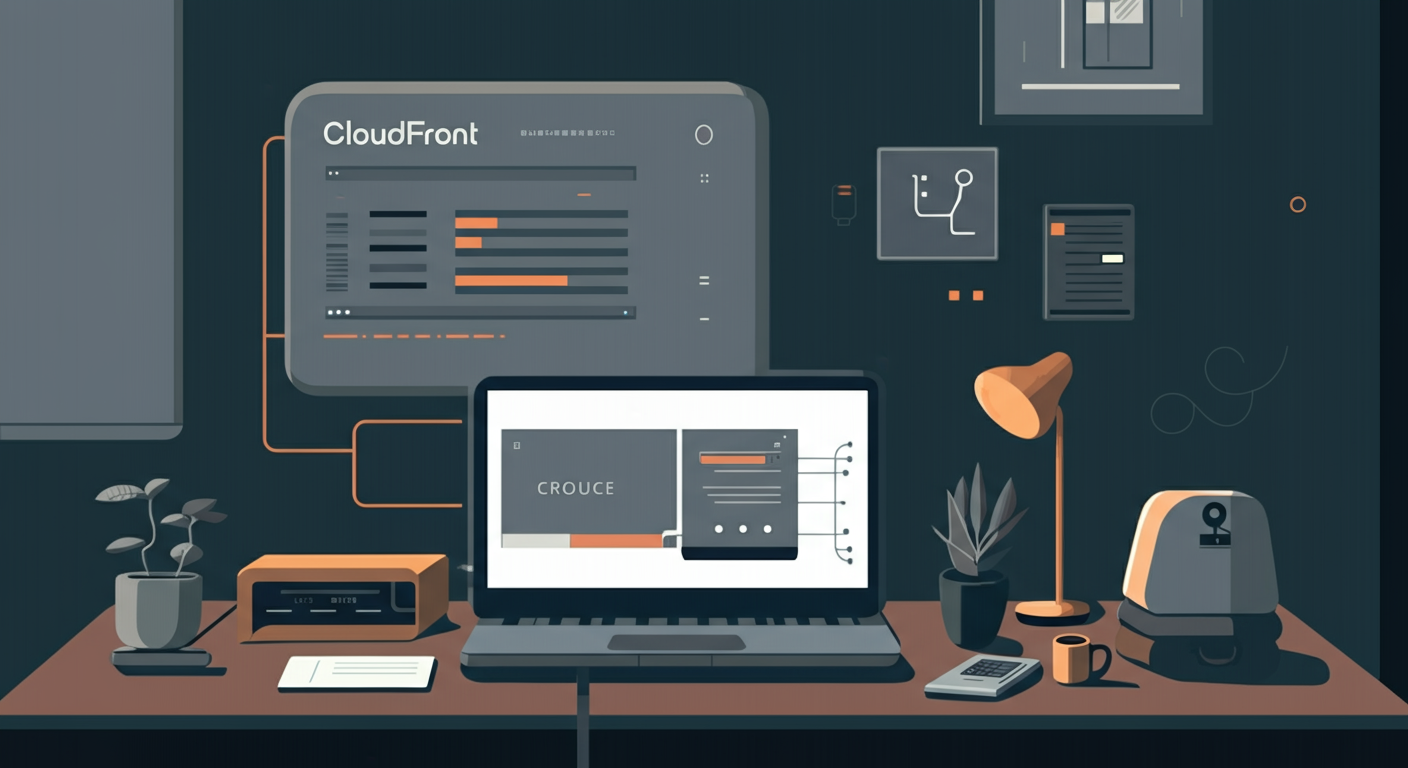 AI 생성 이미지: CloudFront 캐시 무효화 실패로 인한 최신 데이터 미반영 문제 해결