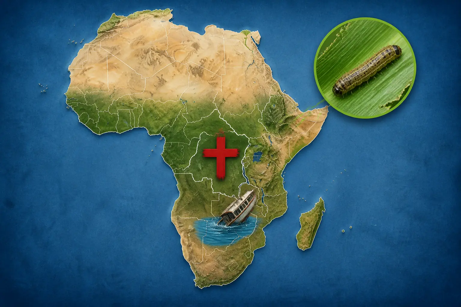 Editorial illustration for Africa faces health, transport, and environmental crises as regional dynamics shift