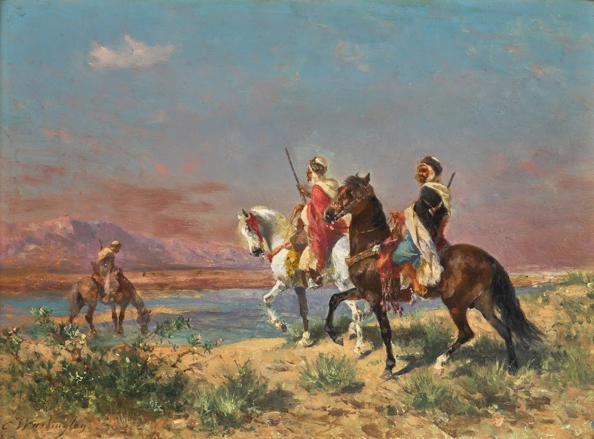 Riders In A Landscape