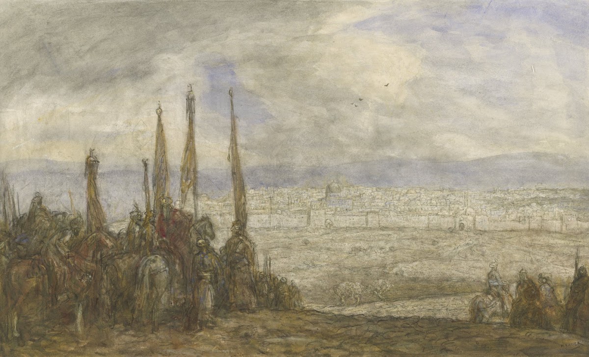 Turks leger voor Jeruzalem c 1877   c 1932