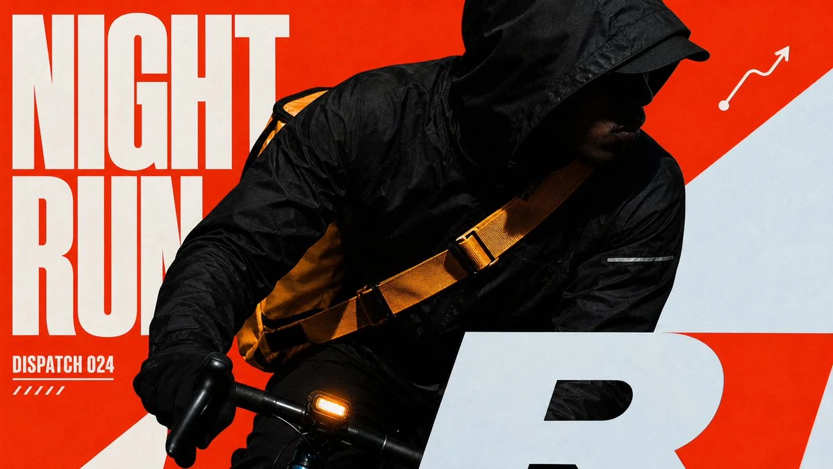 Póster editorial Turno de noche 16
