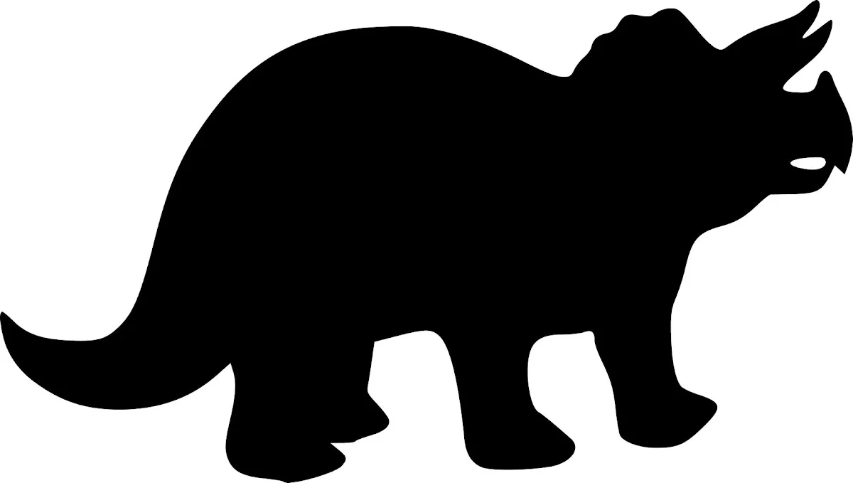 Triceratops Dinosaur Free SVG for CNC Router Cutting and Engraving