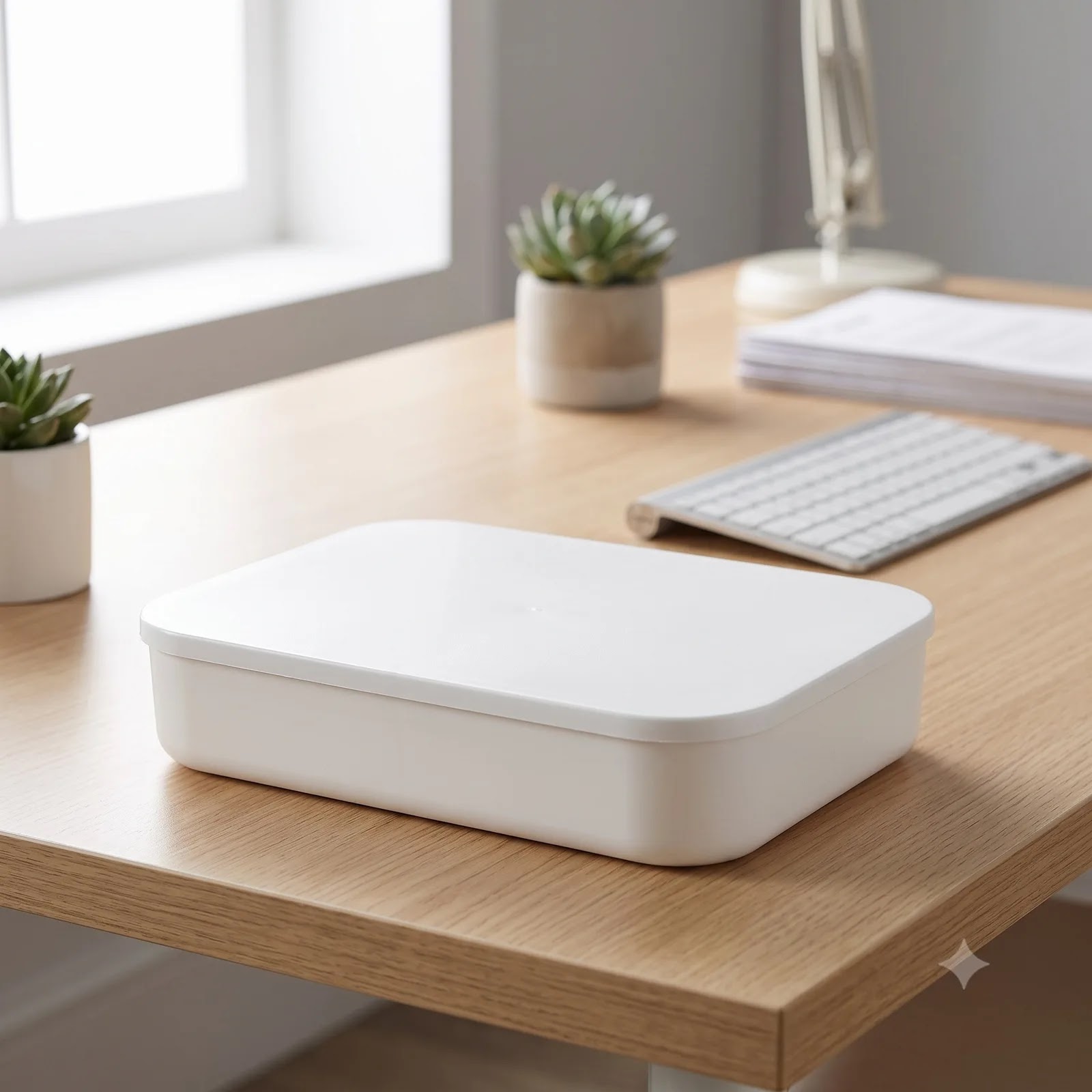 Caja Organizadora 6l C/tapa Blanco