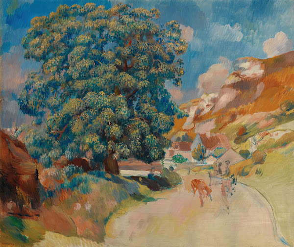Le Grand Arbre Au Bord De La Route 1886