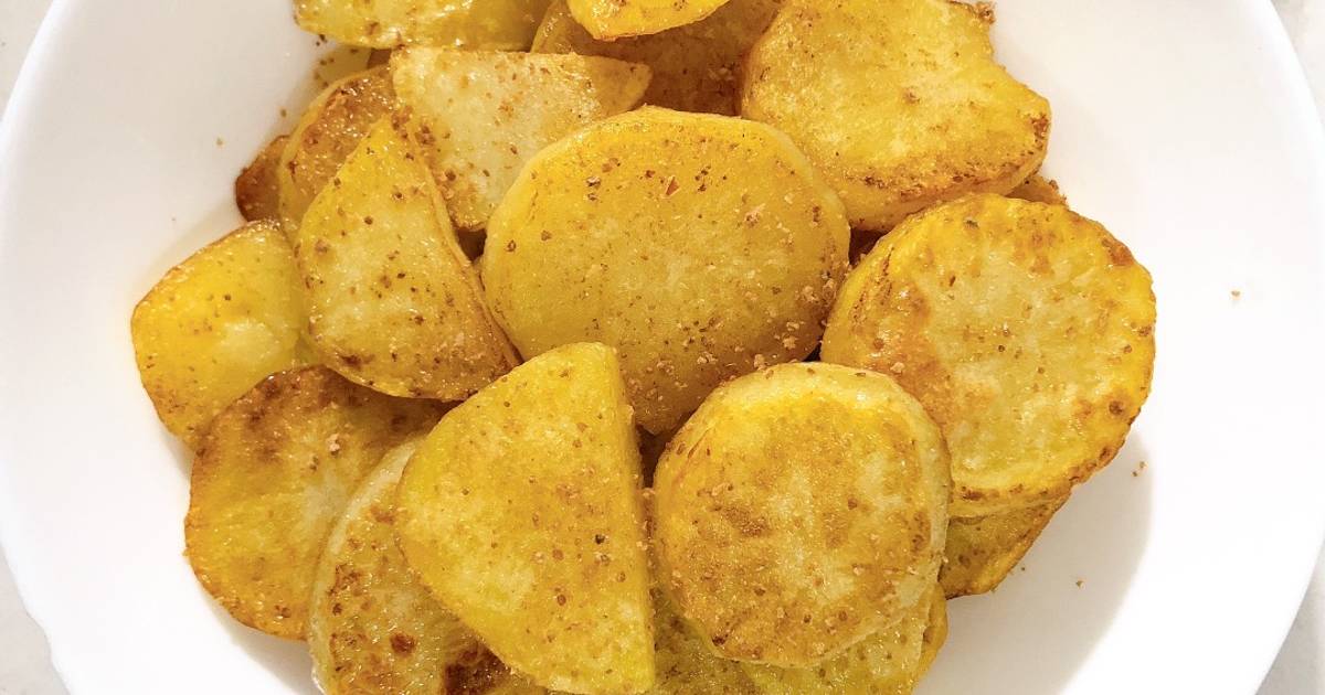 Khoai tây lắc muối tôm tây ninh