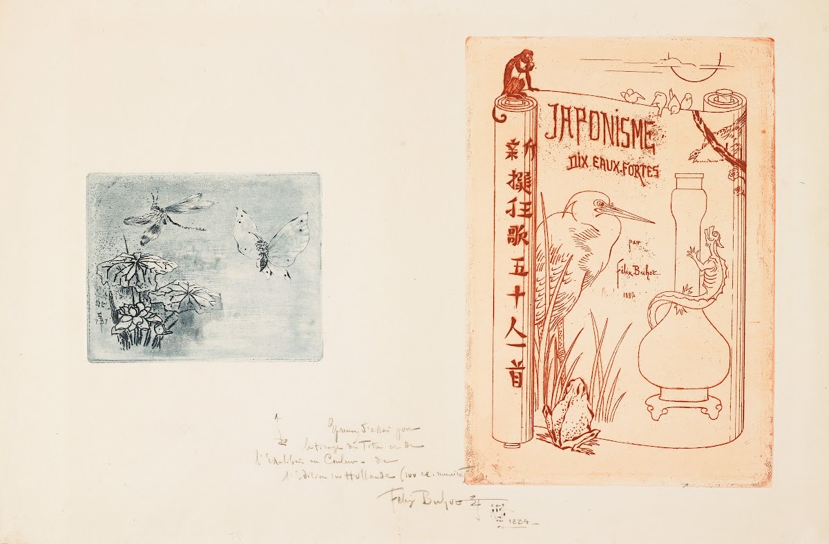 Bookplate and Title Page from Japonisme 1884