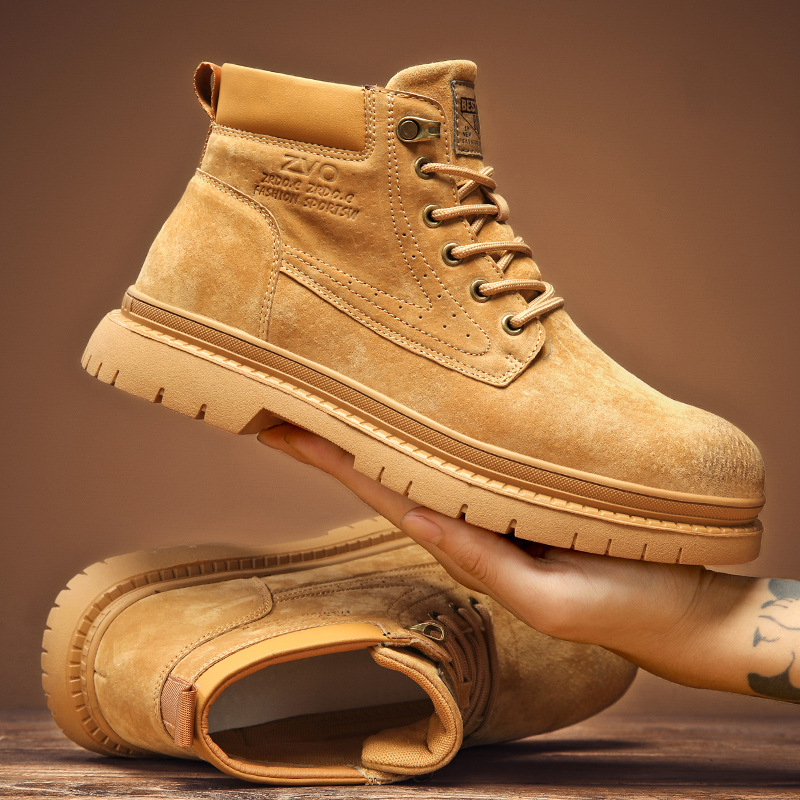 Robust Leather Boots, lined, various sizes