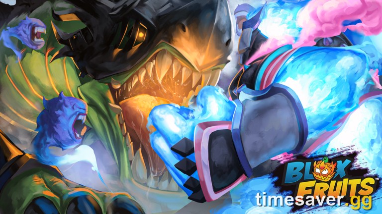 Blox Fruits armored mechanical fist strike — evoking the Magnet fruit's Maximum Overdrive robot transformation