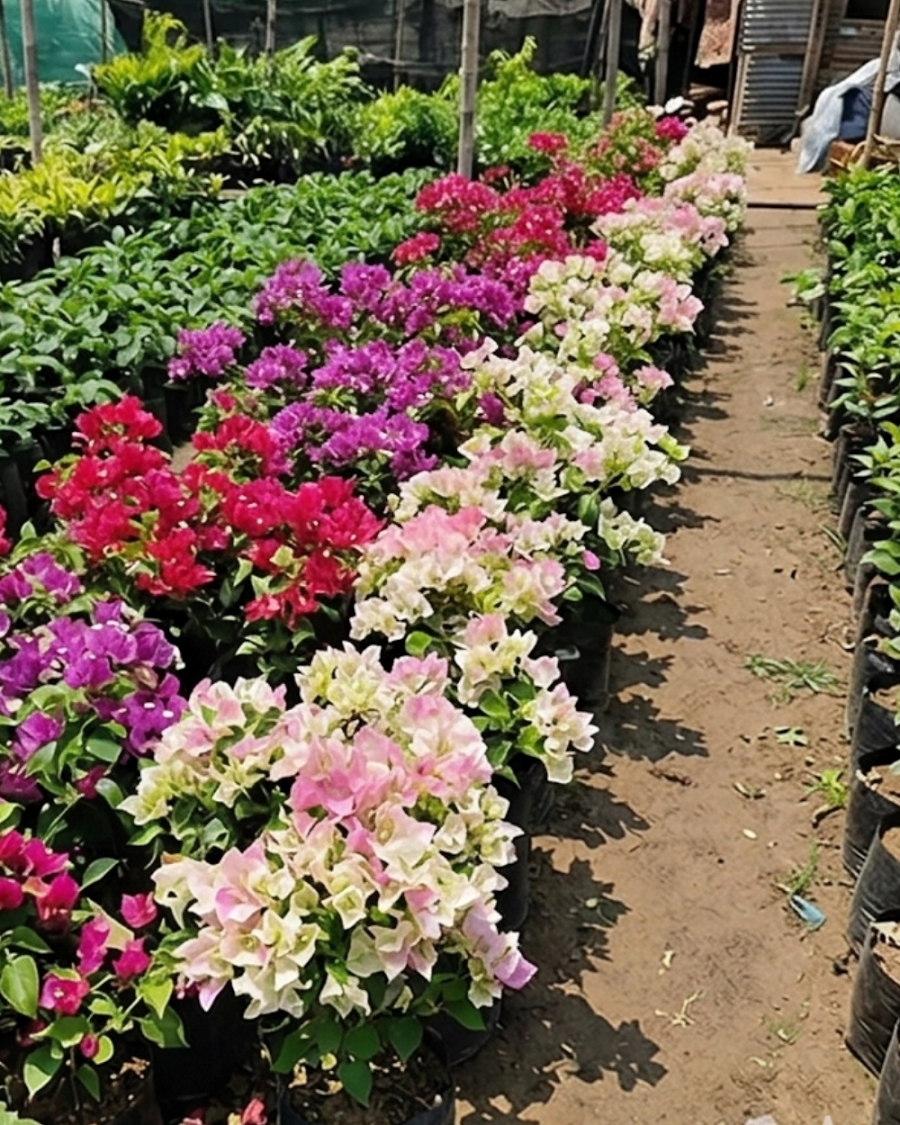 Imported Green Volcano Thai Delight Bougainvillea Plant — view 4