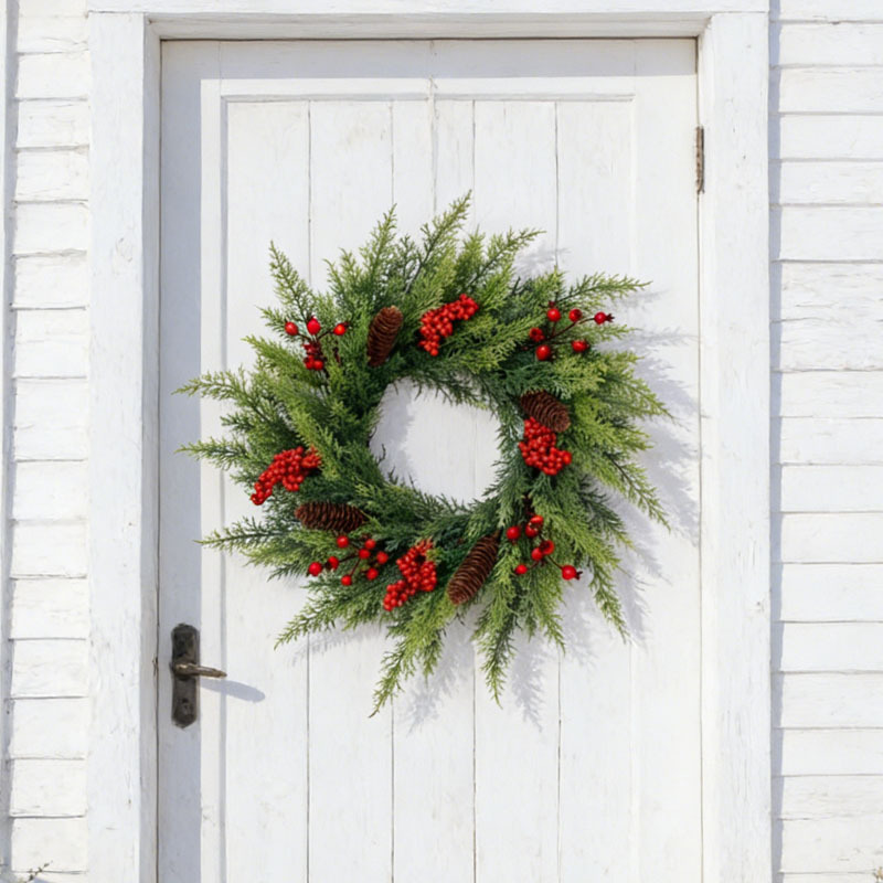 Large Christmas Wreath, 23 inches
