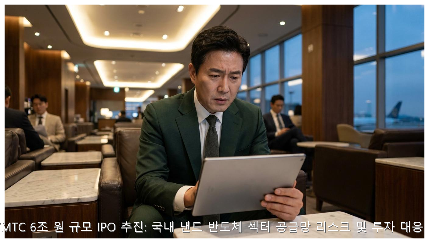 중국 YMTC 6조 원 규모 IPO 추진: 국내 낸드 반도체 섹터 공급망 리스크 및 투자 대응 가이드 핵심 안내 및 분석 인포그래픽 (4)