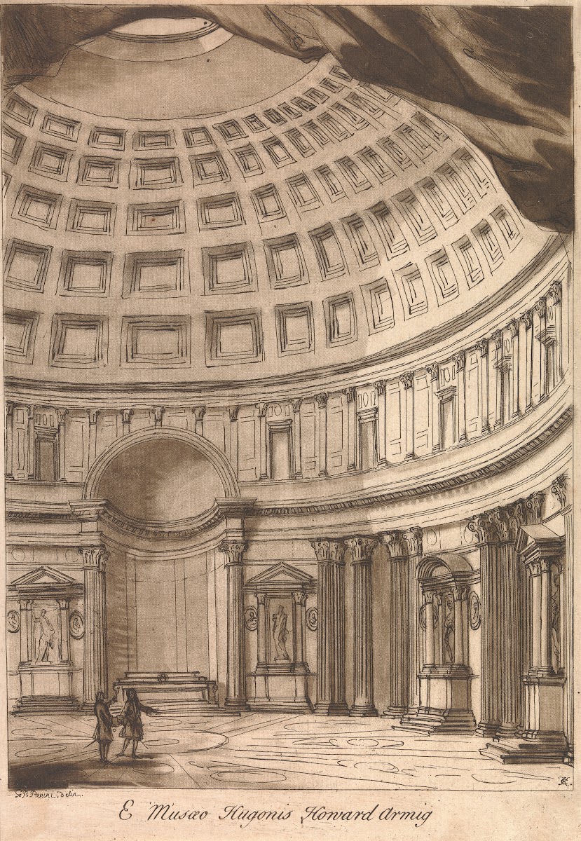 Interior with domed ceiling 1740