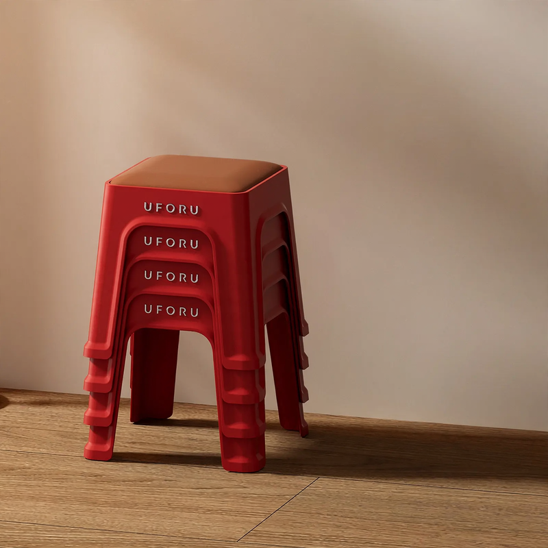 Kunststoffhocker stapelbar, verstärkt, Modell DA1408