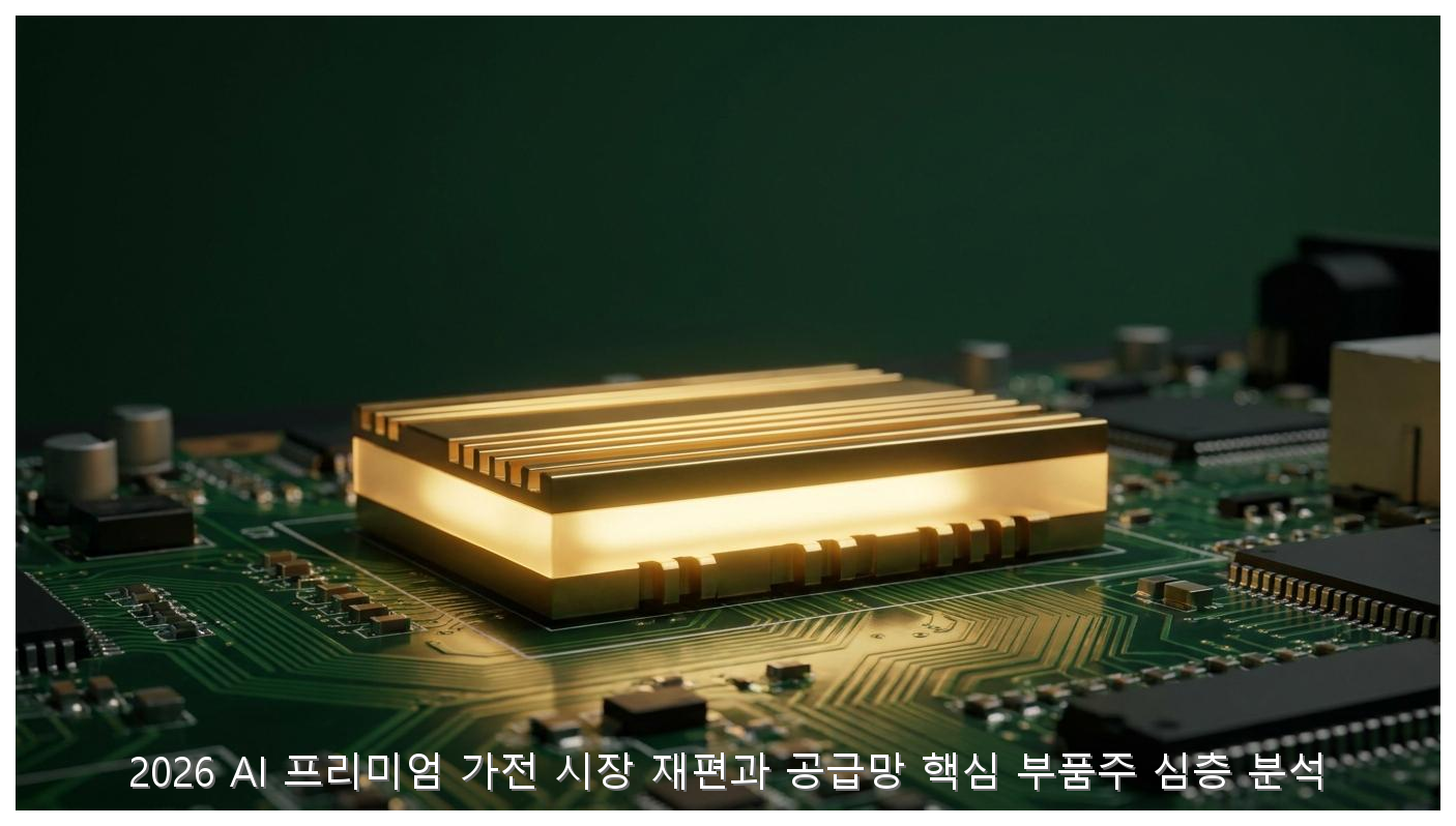 2026 AI 프리미엄 가전 시장 재편과 공급망 핵심 부품주 심층 분석 핵심 안내 및 분석 인포그래픽 (4)