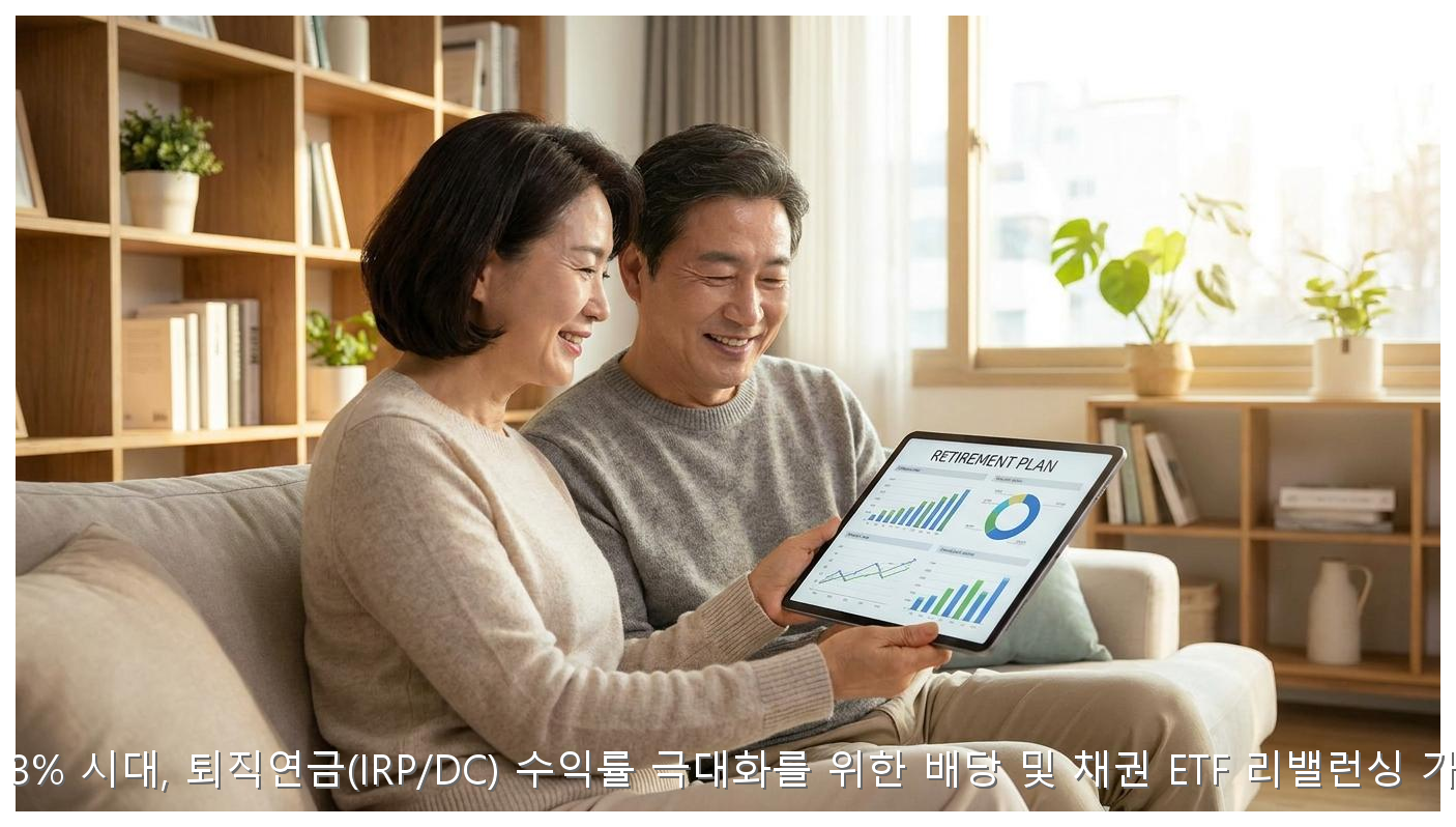 금리 3% 시대, 퇴직연금(IRP/DC) 수익률 극대화를 위한 배당 및 채권 ETF 리밸런싱 가이드 핵심 안내 및 분석 인포그래픽 (7)