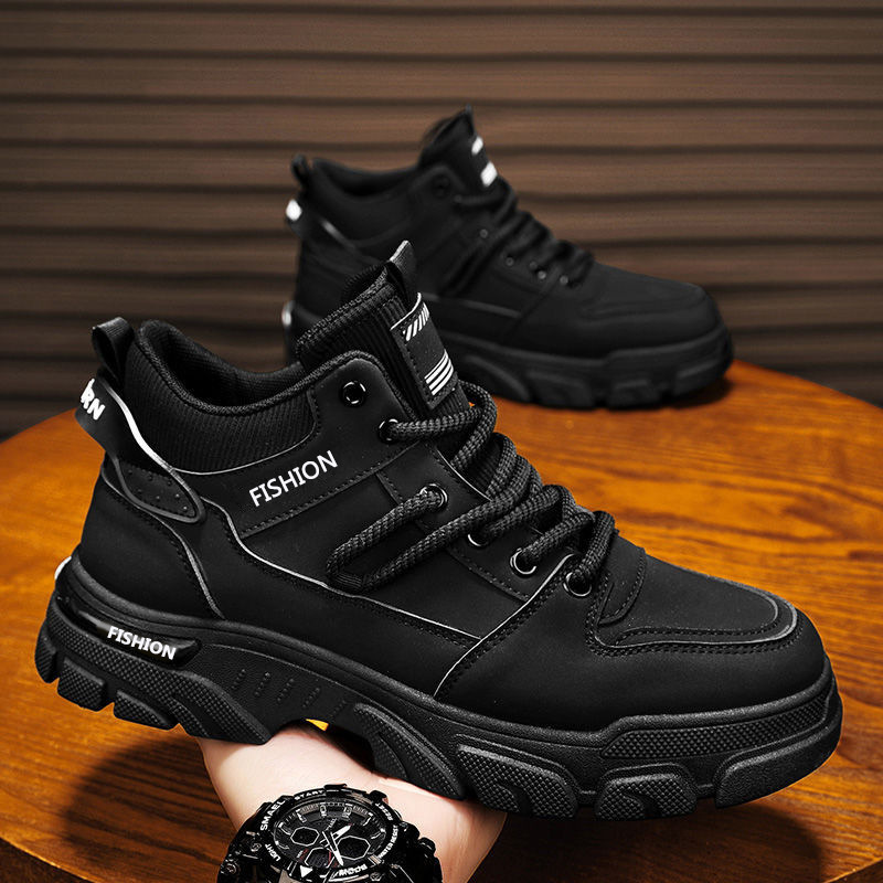 Men's Work Boots, Non-Slip, Water-Repellent, High-Top