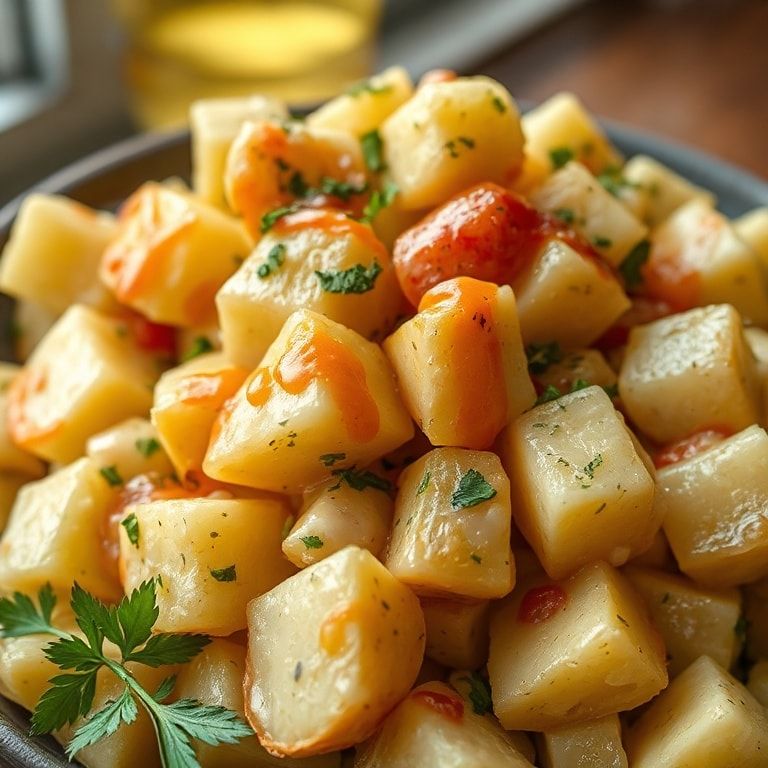 Classic Cajun Potato Salad for Soul-Warming Gatherings – Easy & Delicious finished
