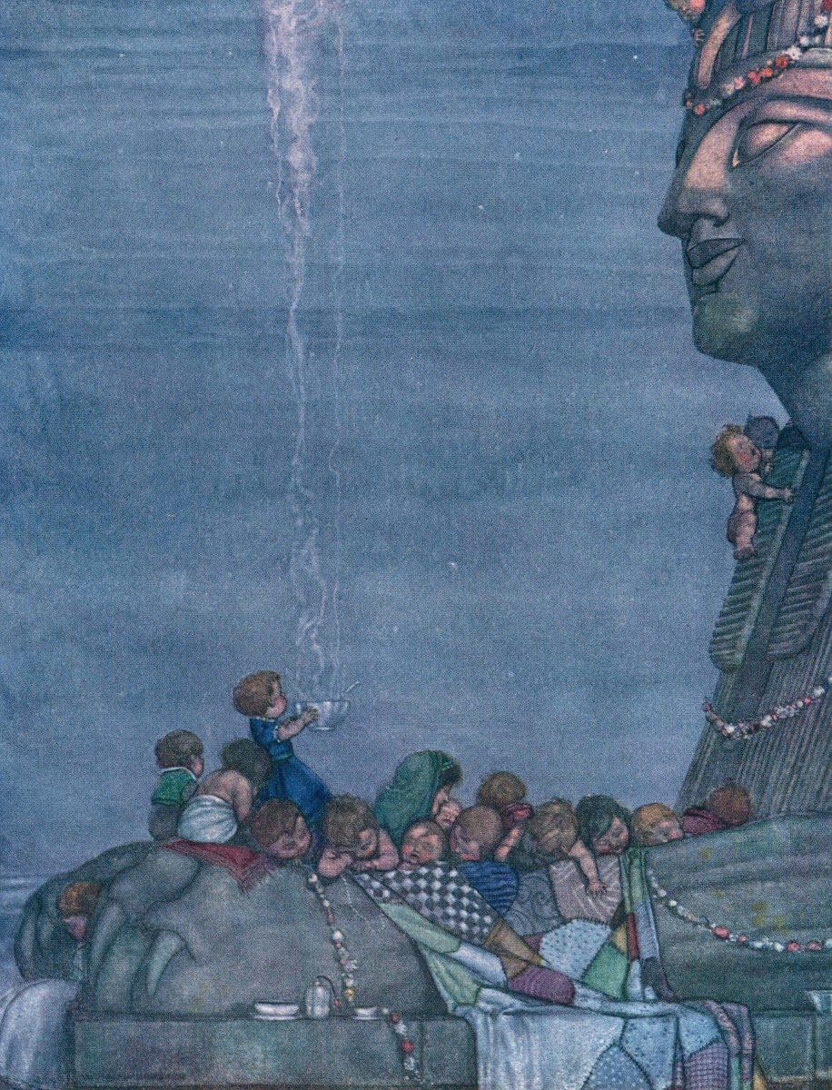 They came upon a great stone sphinx 1925