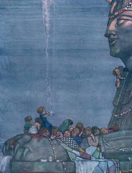 They came upon a great stone sphinx 1925