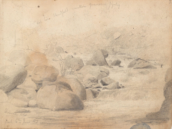 Elvestryk ved Ål i Hallingdal 1843