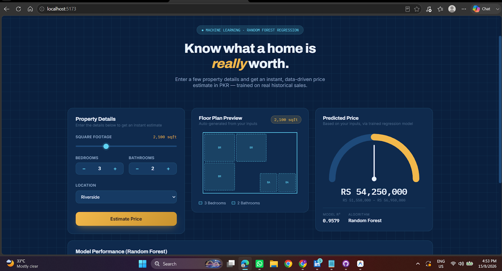 Estimate — House Price Predictor