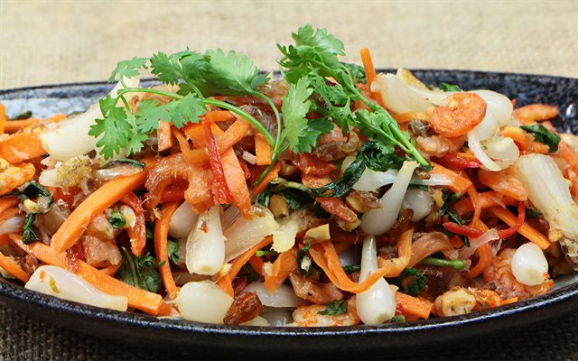 Gỏi Củ Kiệu Tôm Khô