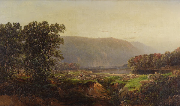 View of the White Mountains 1866