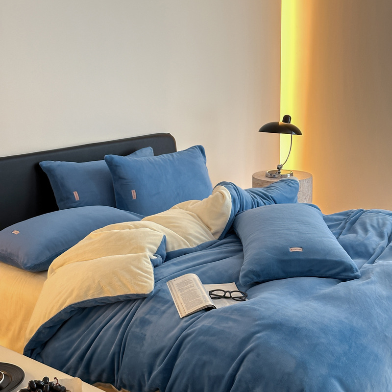 Microfiber Bedding Set, Solid Colors, 4-Piece