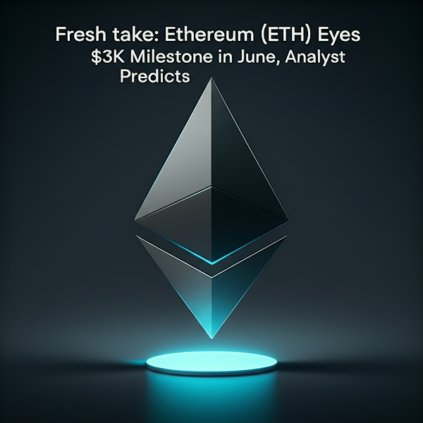 Fresh take: Ethereum (ETH) Eyes $3K Milestone in June, Analyst Predicts