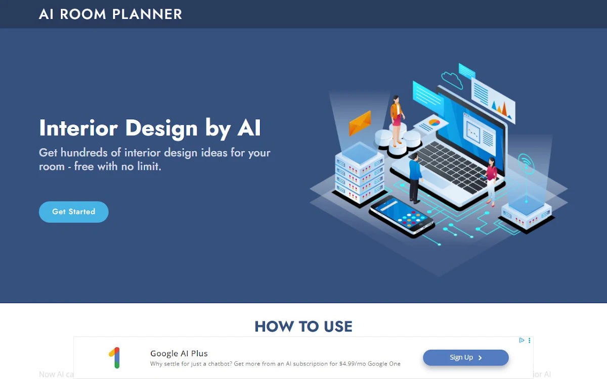 Captura de AI Room Planner