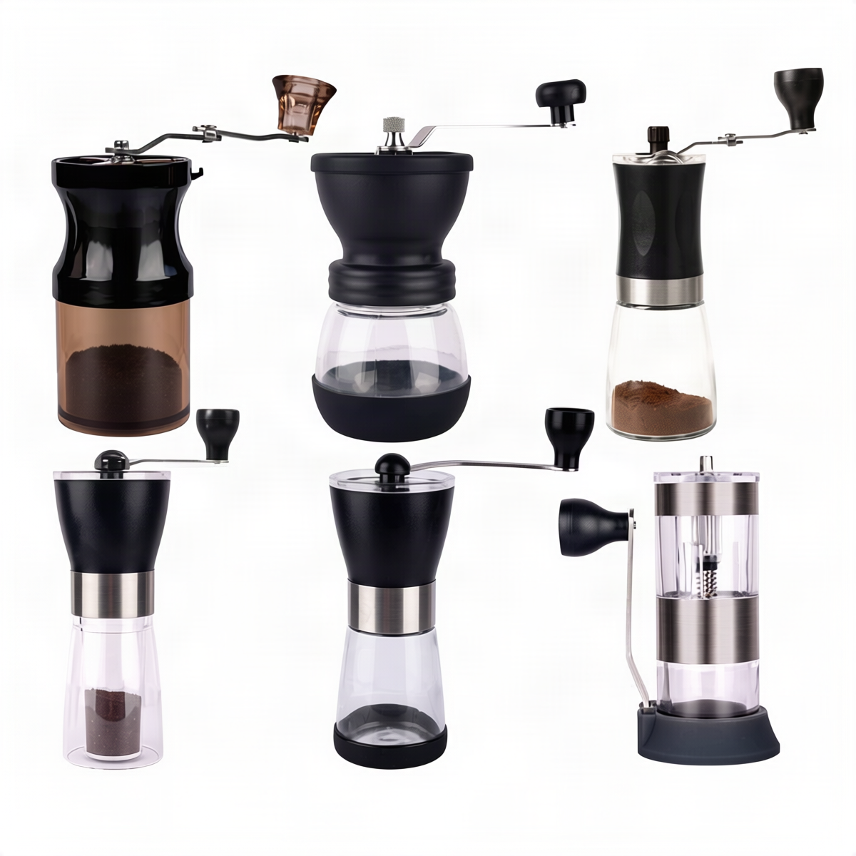Handkaffeemühle aus Edelstahl