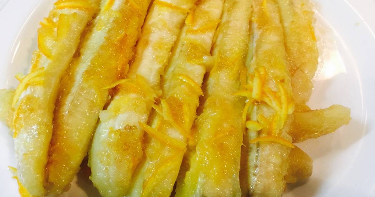Chuối mật ong gừng và cam