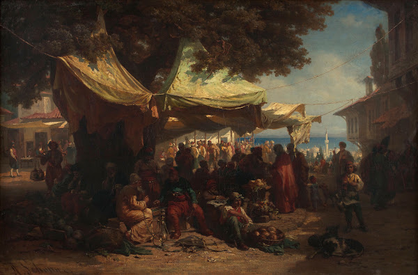Markt von Konstantinopel 1868