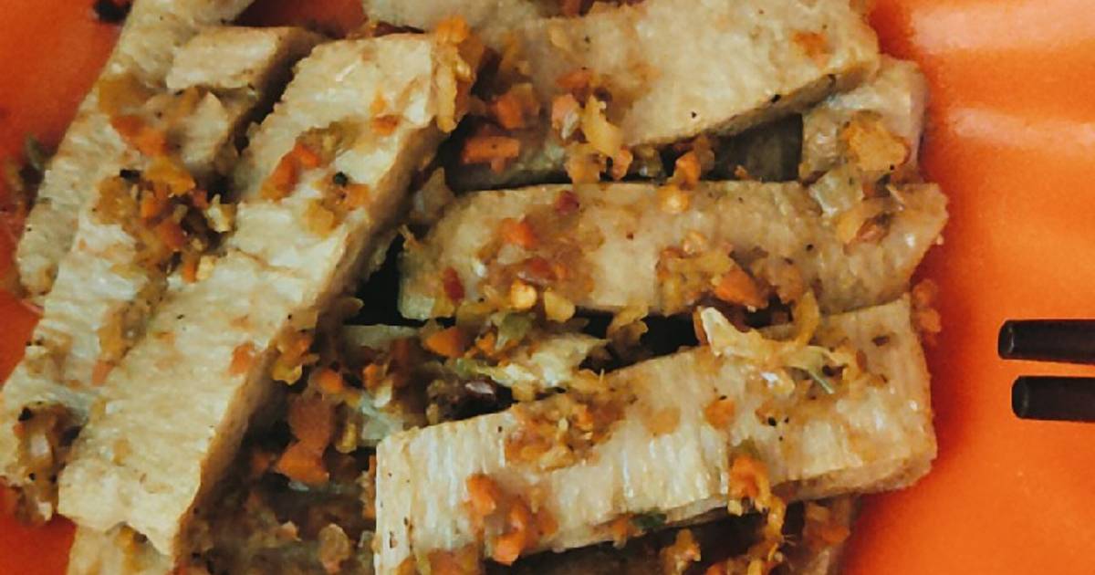 Sườn non chay kho nghệ ngày mưa Đà Lạt