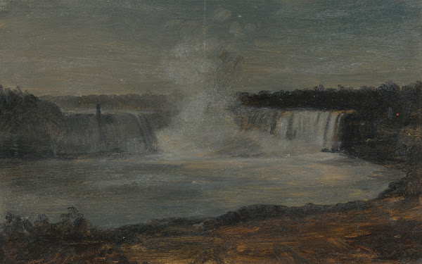 Niagara Falls in Evening Light 1856