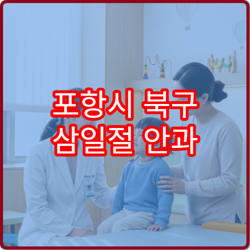 포항시 북구 삼일절 안과 진료 눈 충혈·시력 이상 상담