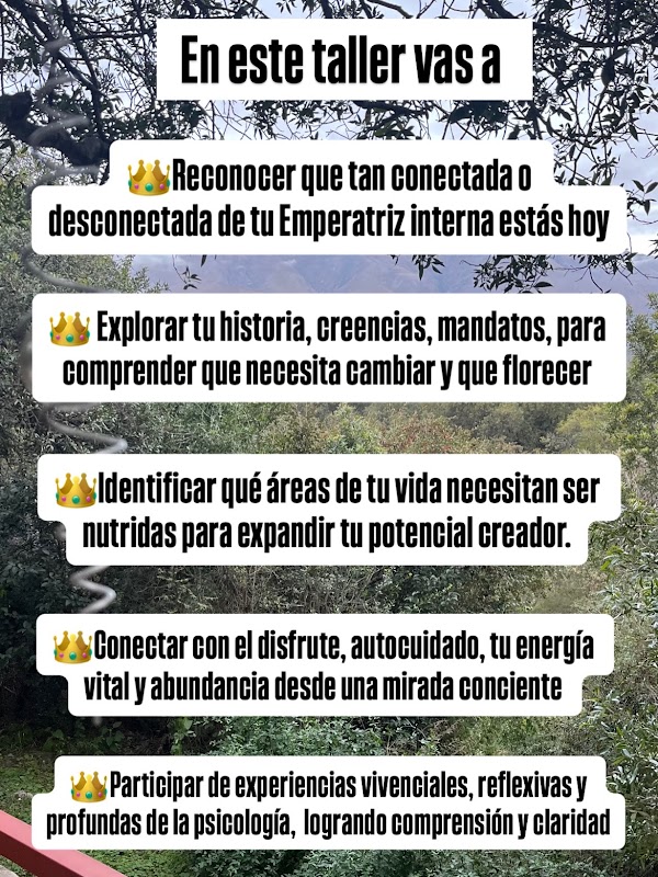 Reconectar con la Emperatriz que habita en mí