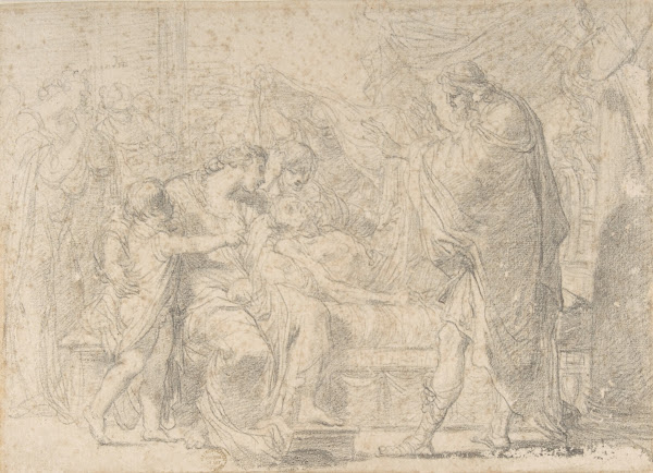 The Royal Family of Troy Mourning the Death of Hector 17341802