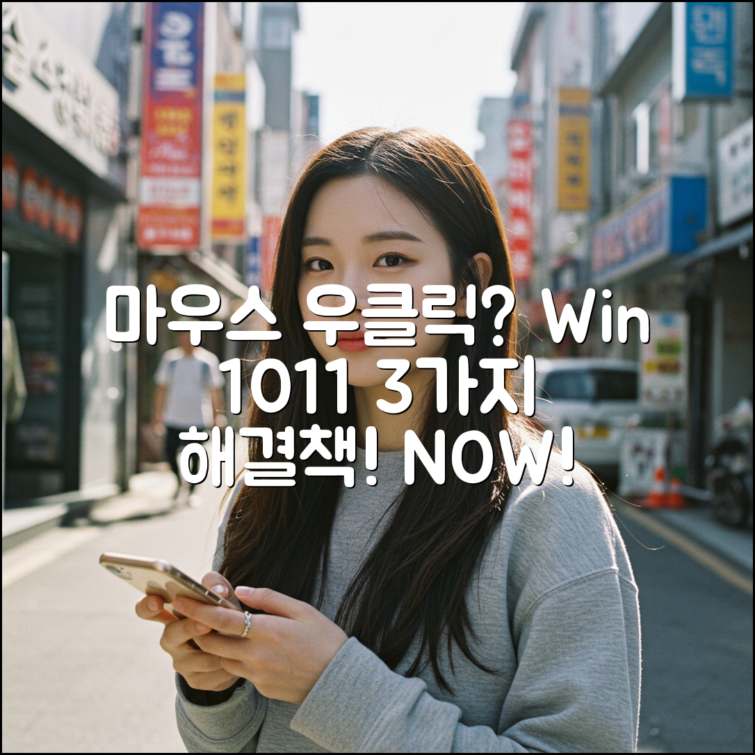 Windows 10/11 마우스 우클릭 문제, 3가지 해결법!