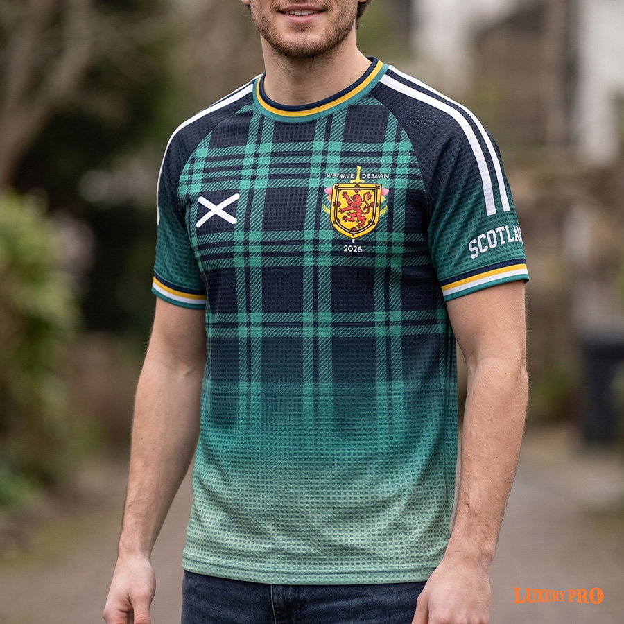 AOP MEG Waffle raglan short sleeved shirt