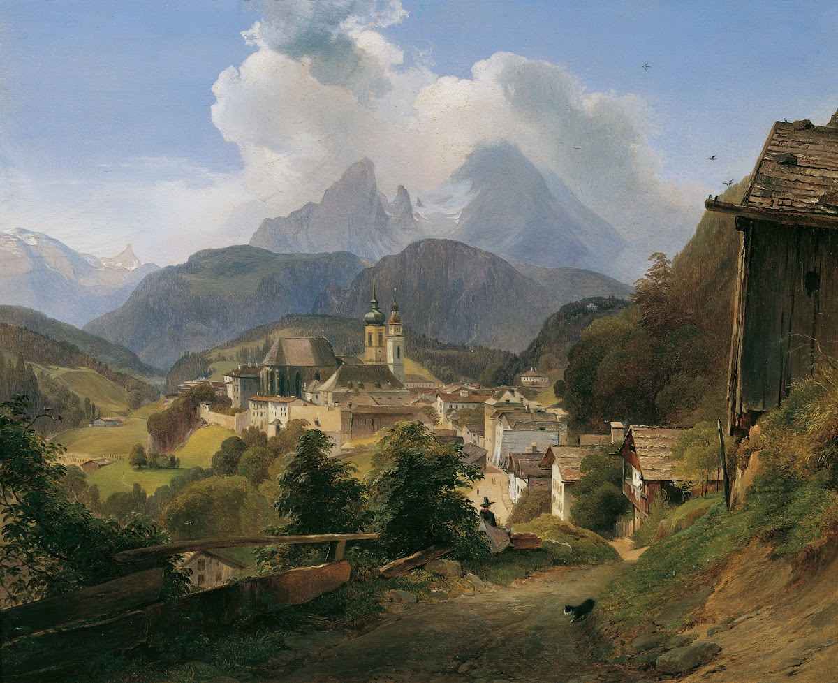 Berchtesgaden mit dem Watzmann 1836