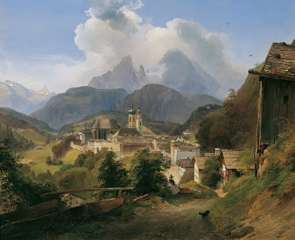Berchtesgaden mit dem Watzmann 1836