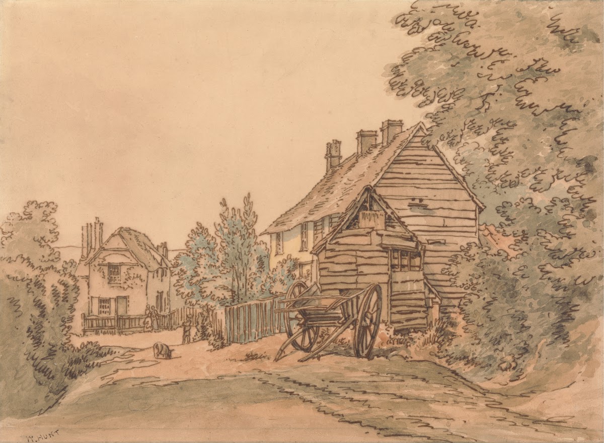 A Street in a Country Village ca 1815