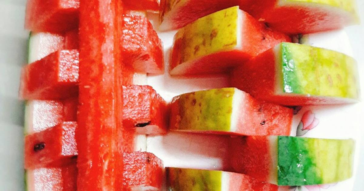 Cách cắt dưa hấu dễ nhất