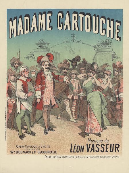 Madame Cartouche Opéra Comique en 3 Actes 1886